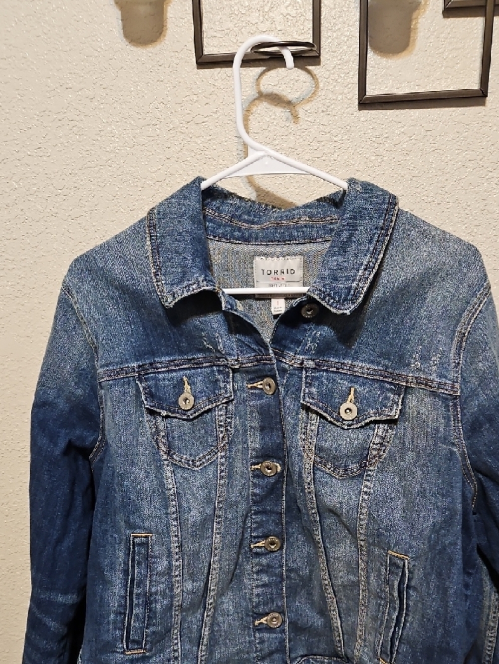 torrid Blue Denim Jean Jacket - Picture 2 of 8